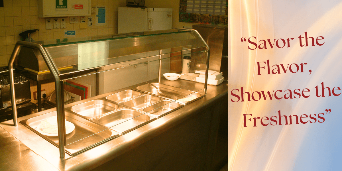 It is an SS hot and cold bain marie display counter that is used to display hot and cold food items, sweets and desserts.